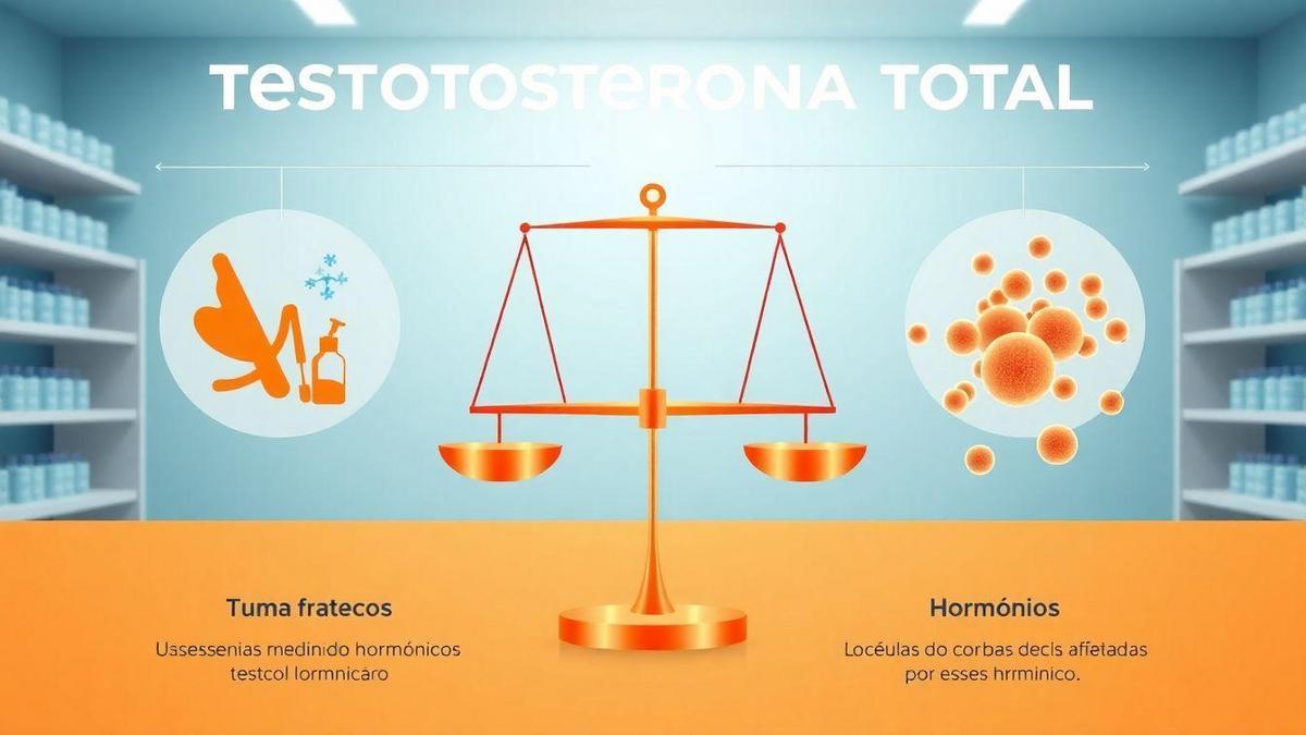 A diferença entre testosterona livre e total