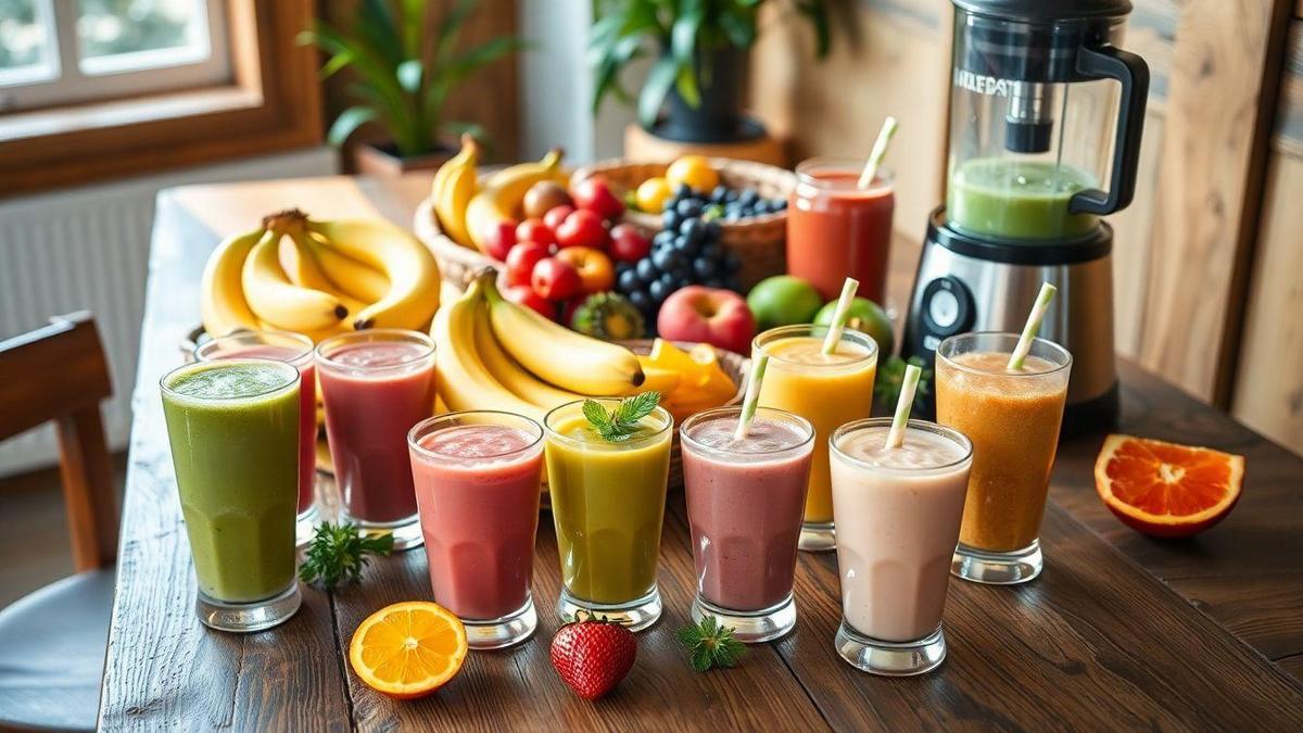 Frutas e Smoothies: Delícias Pré-Treino