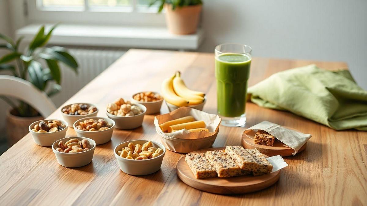 Snacks Práticos para Antes do Treino