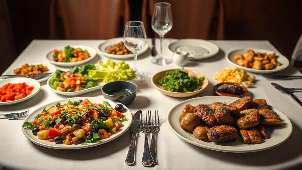 Comparação de dietas: vegetarianos versus onívoros