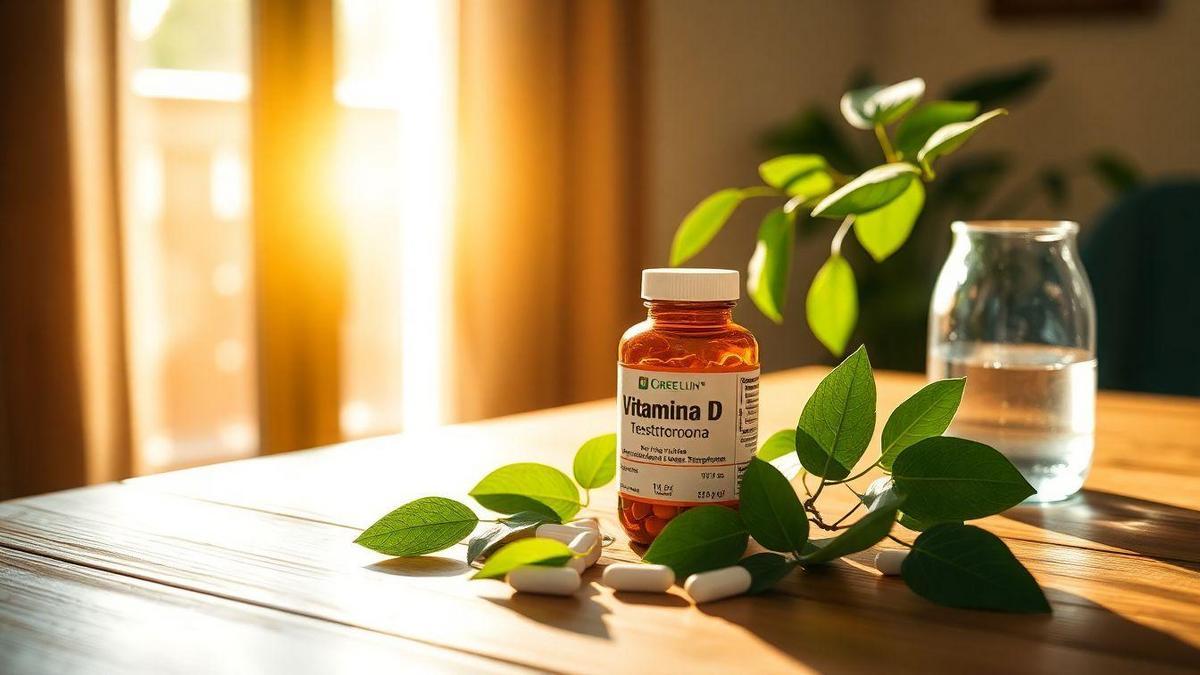 Suplementos de Vitamina D e Testosterona